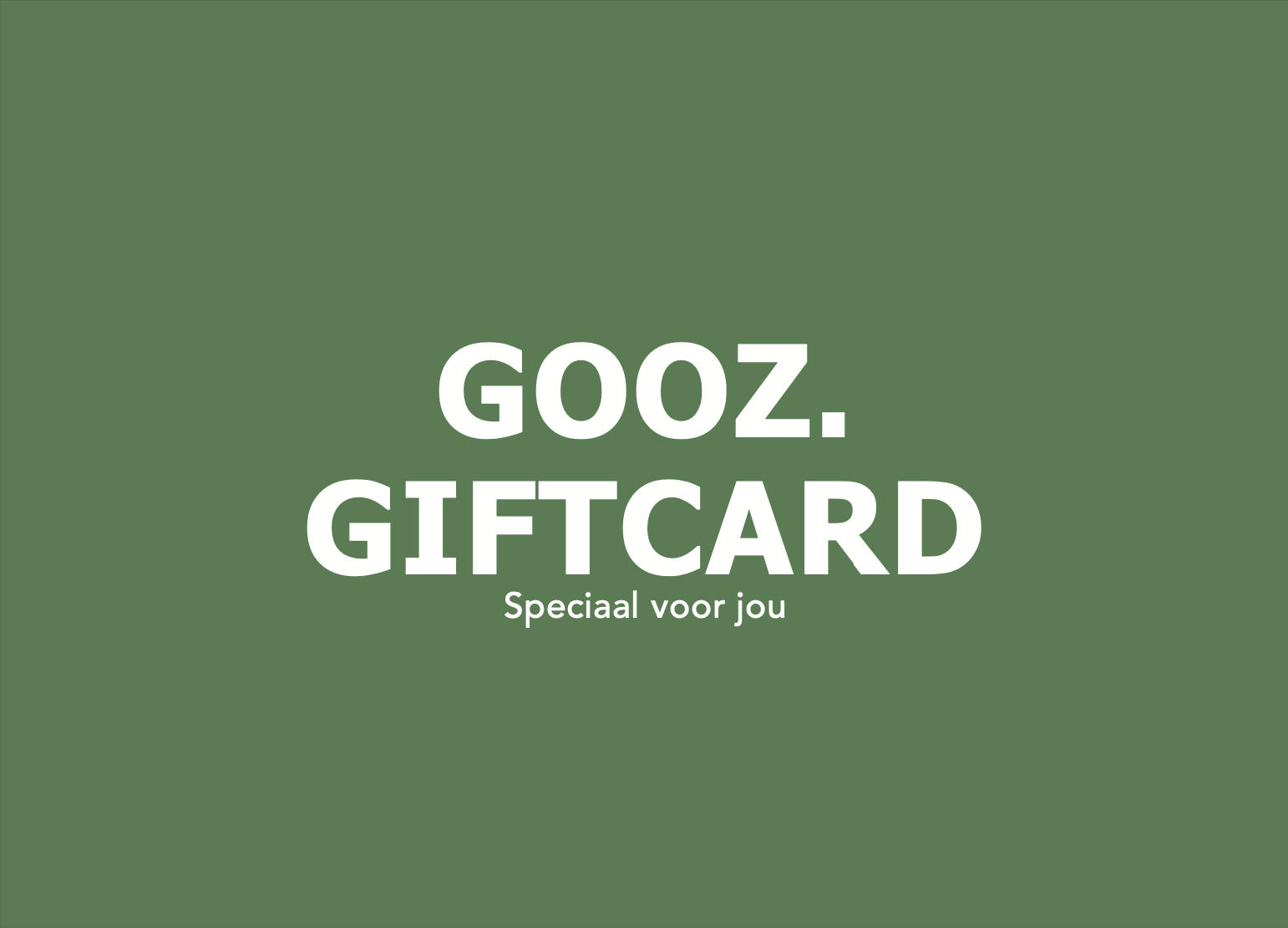 GOOZ. GIFTCARD